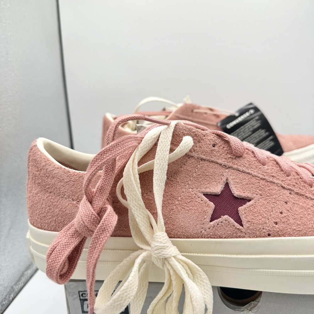 NWT Converse One Star Pro OX Shoes Cherry Vision Canyon Dusk Pink Suede Leather - Picture 11 of 16